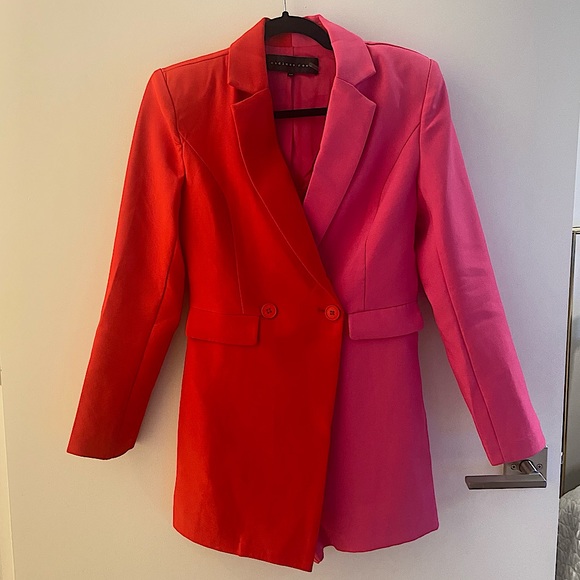Endless Rose Contrast Blazer Romper (XS) - Picture 4 of 7